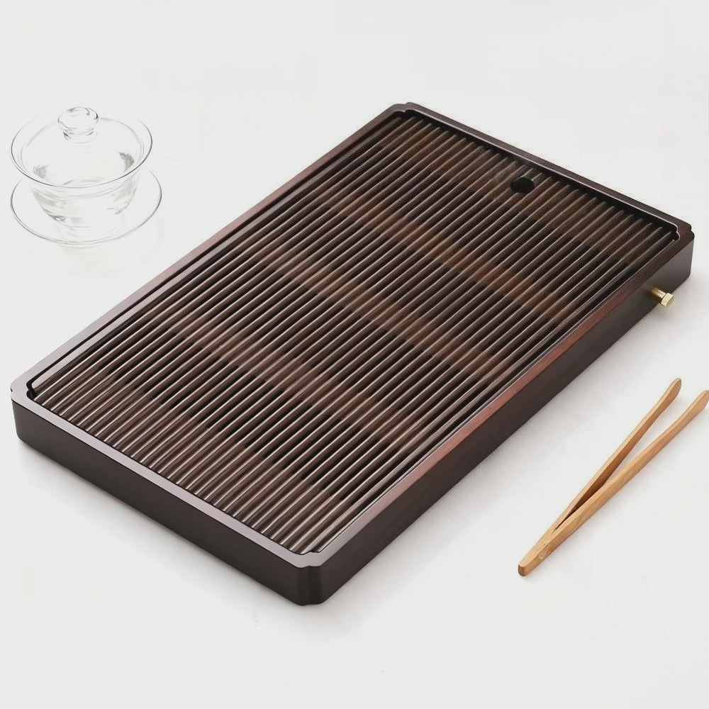 Bamboe Theeschaal voor Chinese Kung Fu Thee Ceremonie - Wateropslag & Drainage