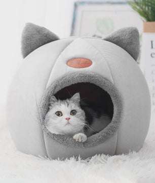 Knusse Kattenmand en Hondenhok - Diepe Slaap Comfort voor de Winter
