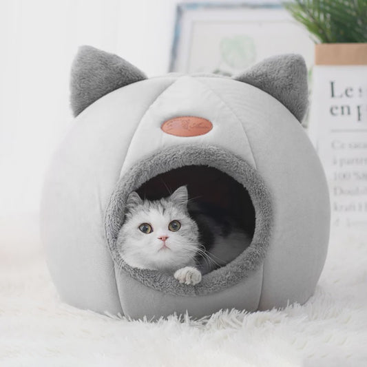 Knusse Kattenmand en Hondenhok - Diepe Slaap Comfort voor de Winter