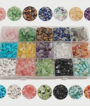 DIY Sieraden Maken Set: 450 Natuurlijke Edelsteen Chips (5-8mm) voor Armbanden & Kettingen