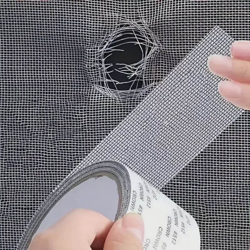 Raamhor Reparatie Tape - Zelfklevend, Waterdicht & Anti-Mug - Snel en Eenvoudig Ramen en Horren Herstellen