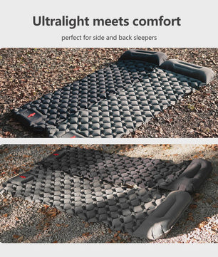 TARKA Opblaasbare Slaapmat - Ultralicht Kampeerluchtbed, Zelfopblazend & Compact voor Outdoor Avonturen