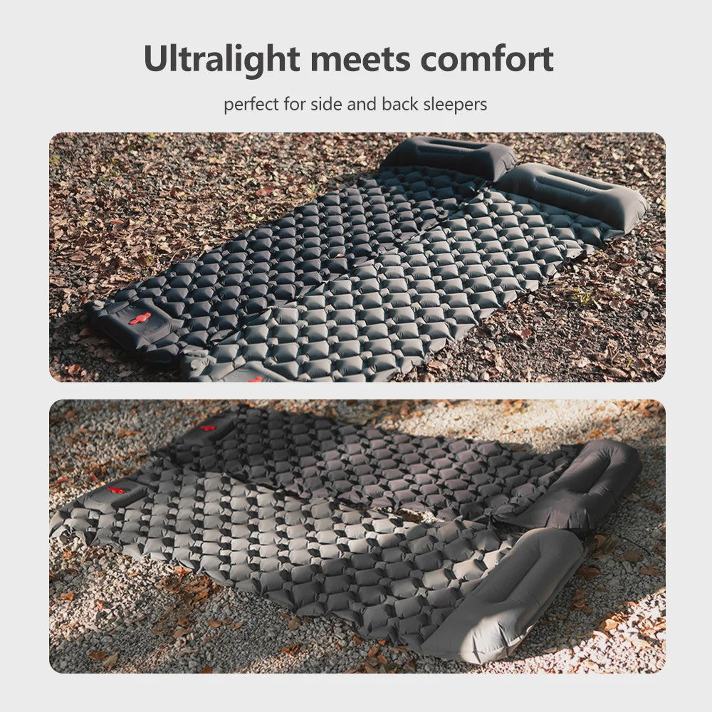 TARKA Opblaasbare Slaapmat - Ultralicht Kampeerluchtbed, Zelfopblazend & Compact voor Outdoor Avonturen