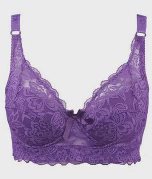 Dames Grote Maten Kant Push-Up Bralette Bh - Sexy Lingerie voor Vrouwen