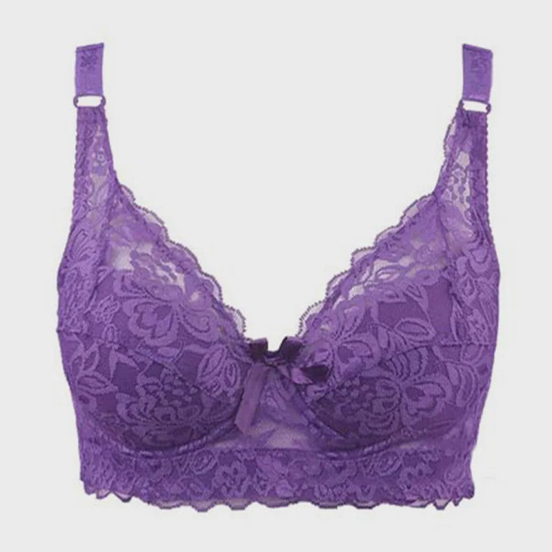 Dames Grote Maten Kant Push-Up Bralette Bh - Sexy Lingerie voor Vrouwen