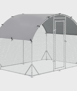 Grote kippenren met UV-beschermend dak - 2.8m x 1.9m x 1.97m