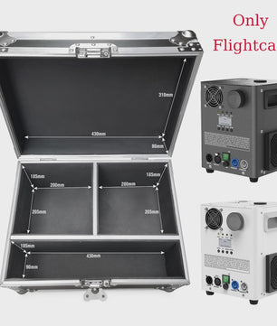 Robuuste Flightcase met Wielen voor 2 Special Effect Machines - Schokbestendig