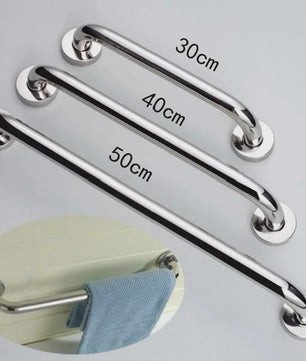 Hoogwaardige RVS Handgreep - Veiligheid & Stijl voor Badkamer, Douche & Toilet (30/40/50cm)