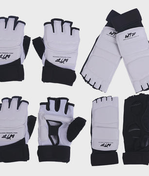 Karate & Taekwondo Handschoenen en Voetbeschermers Set - Half Vinger & Flexibel