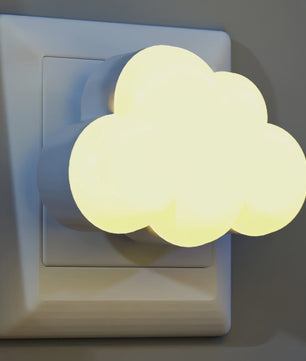 Wolk Nachtlampje met LED en Sensor - Automatisch Aan/Uit voor Kinderkamer, Trap & Gang