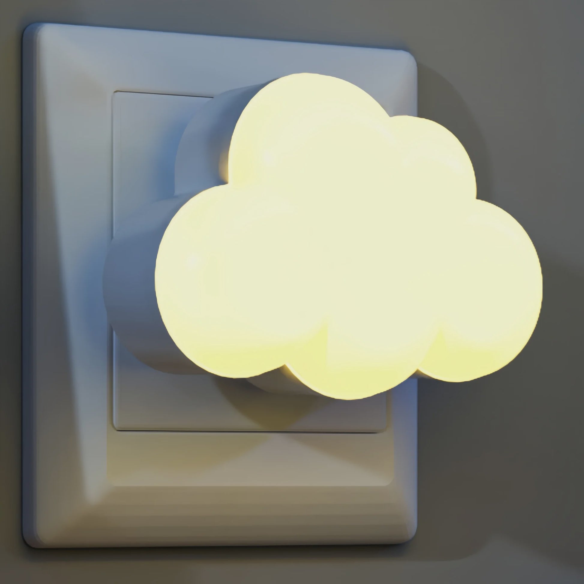 Wolk Nachtlampje met LED en Sensor - Automatisch Aan/Uit voor Kinderkamer, Trap & Gang