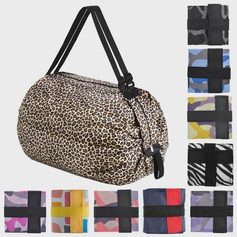 Grote Opvouwbare Shopper Tas - Ideaal voor Reizen en Boodschappen