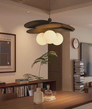 Vintage Rotan Hanglamp met Geweven Kap - Retro Stijl voor Woonkamer, Restaurant of Hotel