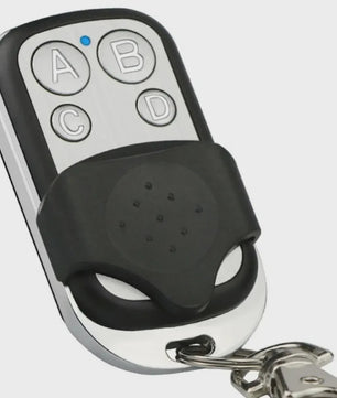 Universele 4-knops 433MHz Afstandsbediening voor Garagedeuren en Poorten - Metalen Drukknoppen