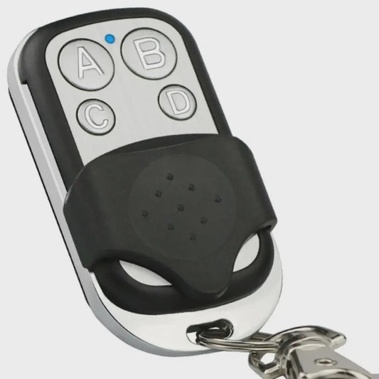 Universele 4-knops 433MHz Afstandsbediening voor Garagedeuren en Poorten - Metalen Drukknoppen