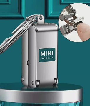 Compacte Nagelknipper met Opbergfunctie - Roestvrij Staal & Draagbaar