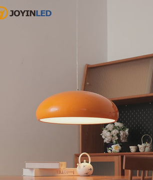 Moderne Oranje Hanglamp - Stijlvolle Plafondlamp voor Woonkamer, Eetkamer & Slaapkamer