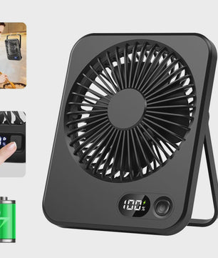 Mini Draagbare USB Ventilator met Powerbank Functie - Koeling voor Onderweg & Bureau