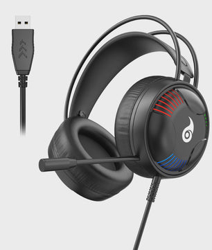 LDON L523 Professionele Bedrade Gaming Headset met Microfoon en LED Verlichting