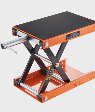 Motorlift Schaarheftafel 500kg - Robuuste Motorbok met Brede Antislip Deck en Veiligheidspin