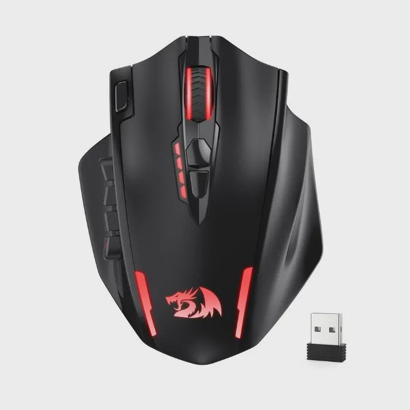 Redragon M913 MAX MMO Gaming Muis - Draadloos, 26000 DPI, 16 Programmeerbare Knoppen