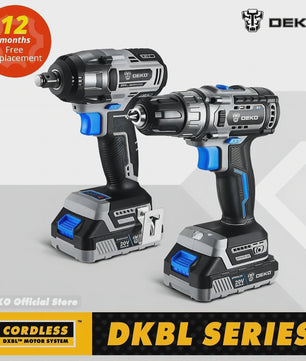 DEKO 20V Brushless Accuboormachine Set - Krachtige Mini Elektrische Schroevendraaier
