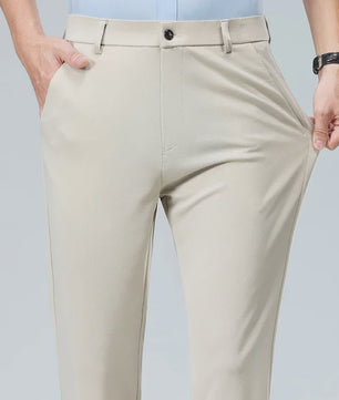 Heren Broek: Elastisch, Sneldrogend & Stijlvol voor Lente/Zomer Zakelijk Casual