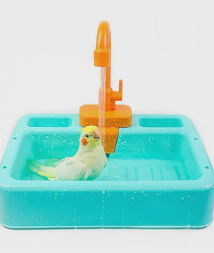 Automatische Vogelbadje met Douche voor Papegaaien en Kleine Vogels - Interactief Speelgoed