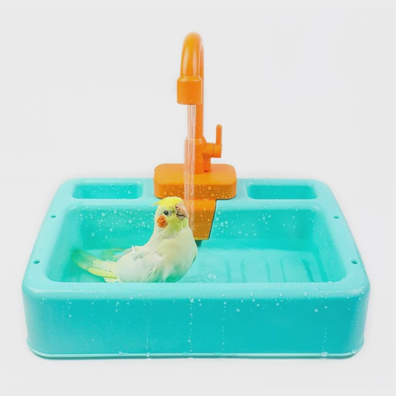 Automatische Vogelbadje met Douche voor Papegaaien en Kleine Vogels - Interactief Speelgoed