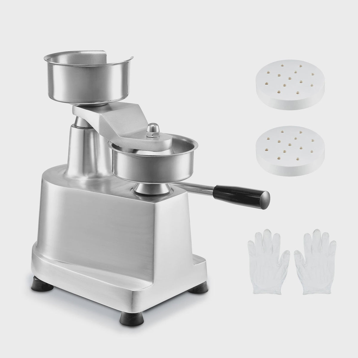 Professionele Burger Patty Maker - 100mm Roestvrij Staal Hamburger Pers Machine
