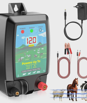 Krachtige Elektrische Schrikdraad 2J met LCD Display - 10KM Bereik, Waterdicht