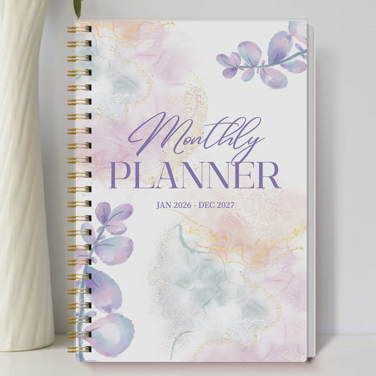 A5 Planner 2026-2027: Week- en Maandoverzicht, Spiraalbinding - Ideaal voor School & Kantoor