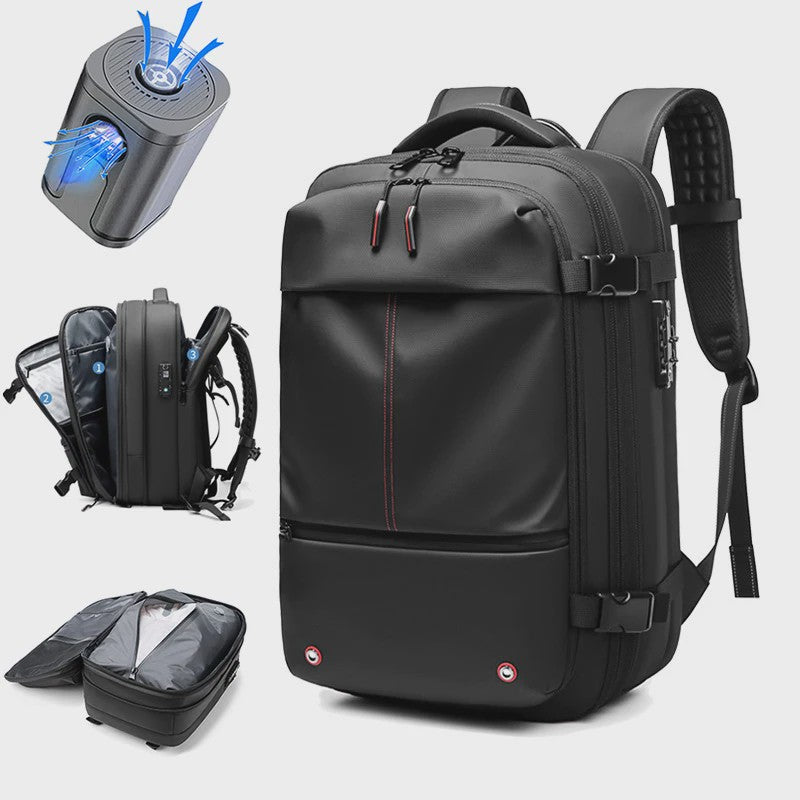 Ruime 17 Inch Laptop Backpack met Vacuümcompressie & Uitbreidbaar Ontwerp - Zaken, School & Outdoor