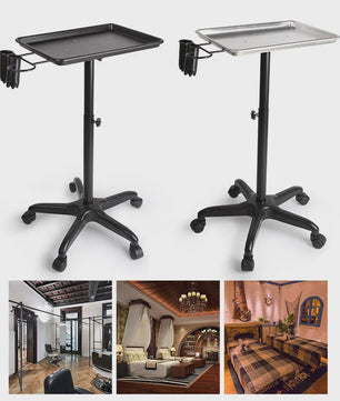 Mobiele Salon Trolley met Verstelbare Hoogte - Beauty, Spa, Kapper & Tattoo