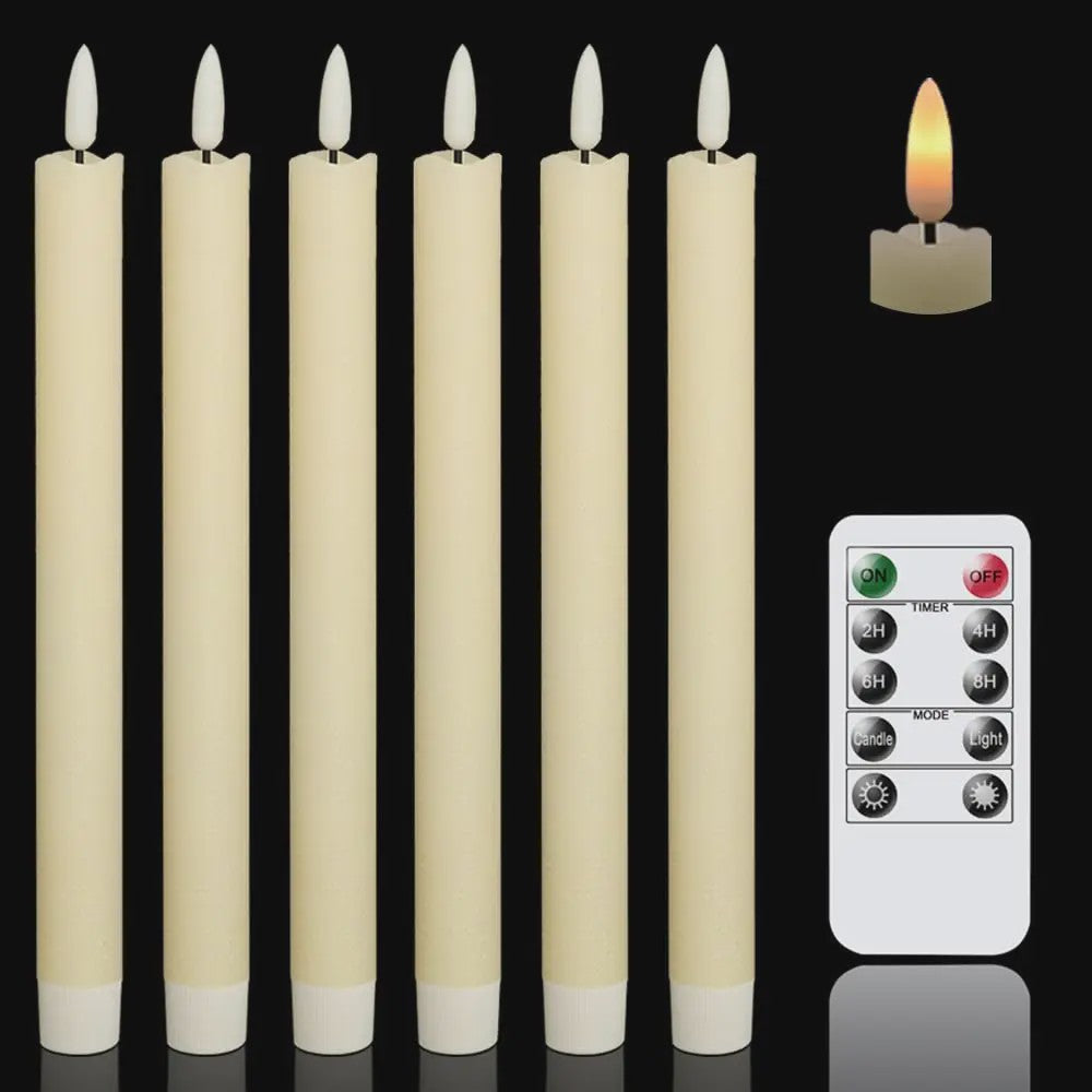 Set LED Kaarsen 12-120 Stuks - Flakkerend Vlam Effect, Afstandsbediening, Batterij, Decoratie