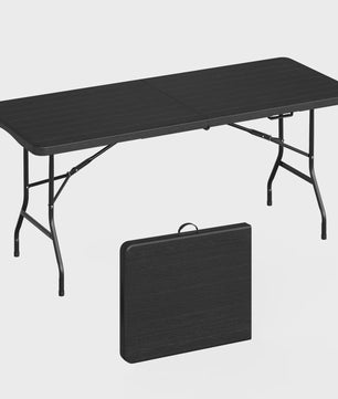 Opvouwbare Tuintafel voor 8 Personen - Draagbaar, Weerbestendig & Inclusief Draagtas