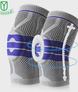 Comfortabele Kniebeschermers met Siliconen Pad & Stabiliserende Steunen - Ideaal voor Sport & Fitness