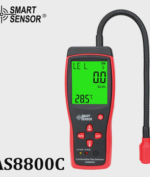 Draagbare Gaslekdetector met Geluid & Licht Alarm (0-10000 PPM)