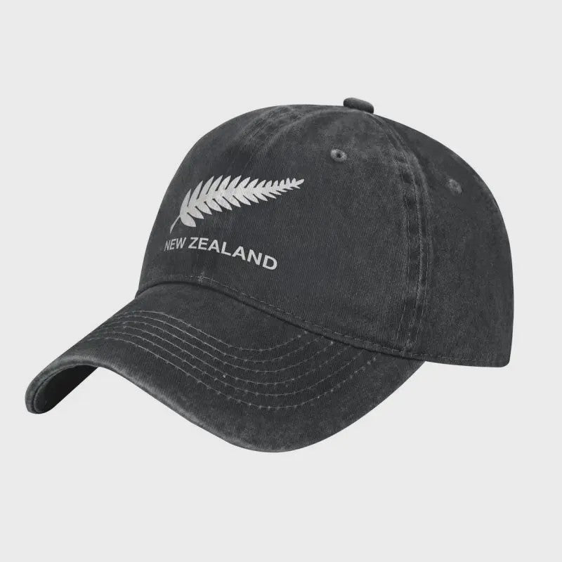 New Zealand All Blacks Unisex Baseball Cap - Vintage Denim Rugby Pet