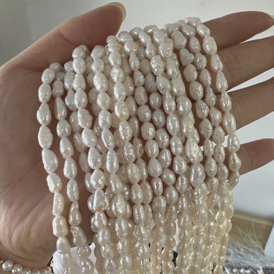 Natuurlijke Zoetwaterparels Barok – Onregelmatige Kralen voor Sieraden Maken (4.5-5.5mm)