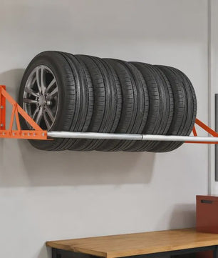 Verstelbare Bandenrek voor Wandmontage - Robuust Staal - 787-1440 mm