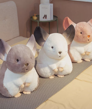 Schattige Chinchilla Pluche Kussen - Zacht Pluche Dier Speelgoed voor Kinderen