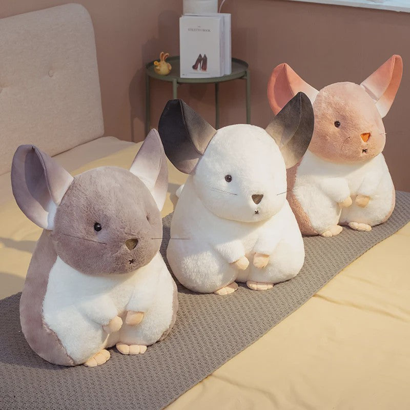 Schattige Chinchilla Pluche Kussen - Zacht Pluche Dier Speelgoed voor Kinderen