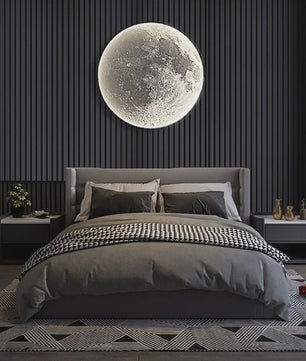 Creatieve Maan Wandlamp LED - Sfeervolle Verlichting voor Woonkamer & Slaapkamer