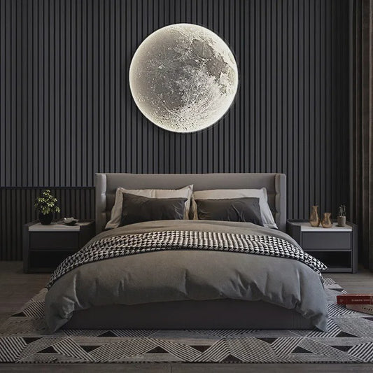 Creatieve Maan Wandlamp LED - Sfeervolle Verlichting voor Woonkamer & Slaapkamer