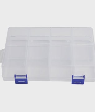 Opbergdoos met 8 Vakjes - Verstelbare Plastic Organizer voor Schroeven, Pillen & Gereedschap (20x13.5x4.5cm)