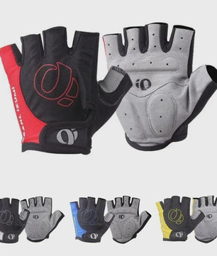 Fietshandschoenen Half Vinger - Ademend, Schokabsorberend met Antislip Siliconen Palm