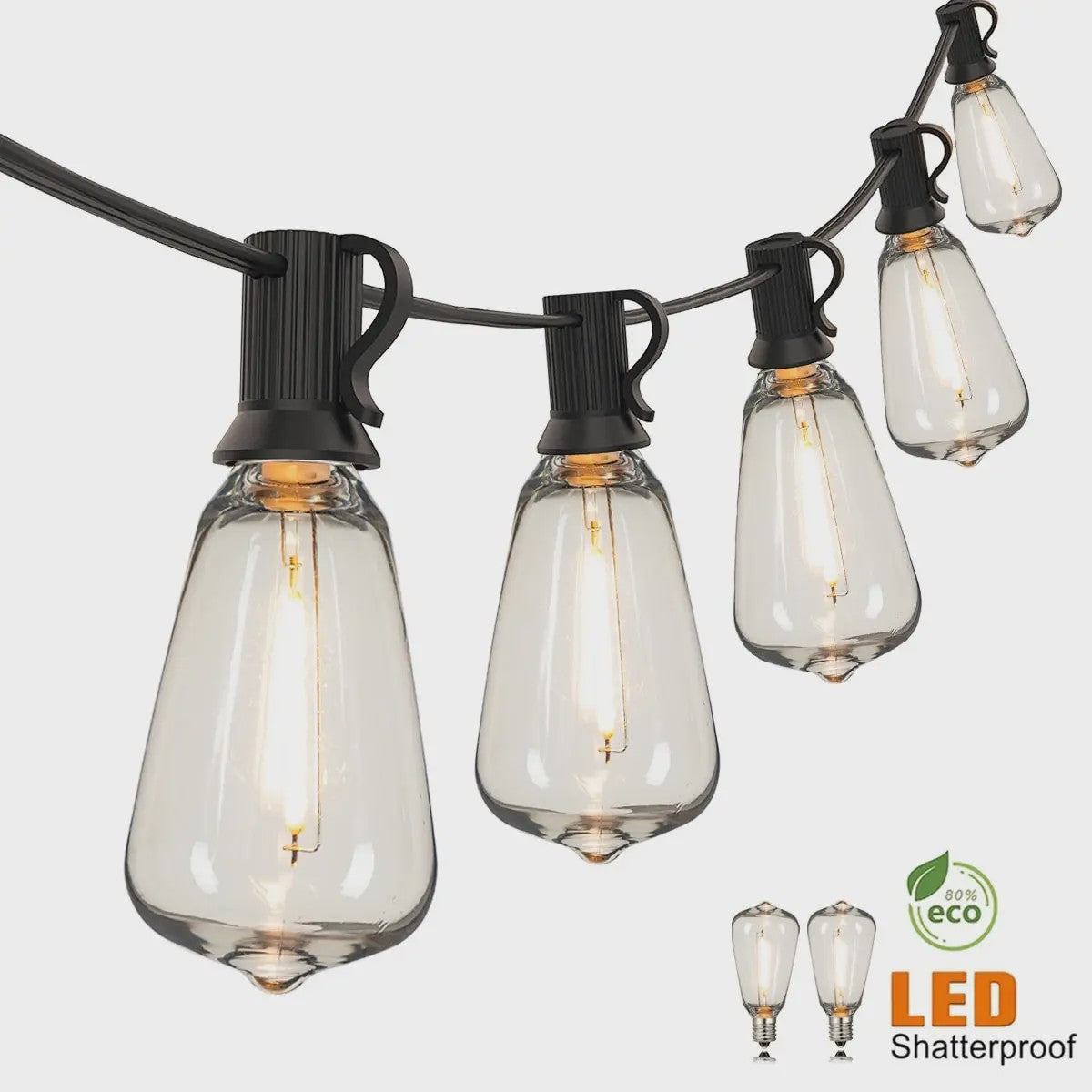 ST38 Slinger Verlichting Buiten - Waterdicht, Onbreekbaar, LED, Dimmable Tuinverlichting