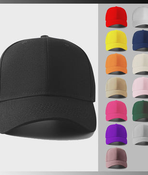 Uniseks Katoenen Baseball Cap met Verstelbare Metalen Gesp - Veel Kleuren