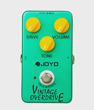 JOYO JF-01 Vintage Overdrive Gitaarpedaal - Breed Gainbereik voor Blues & Rock